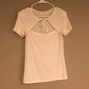 Urban outfitters tie front top size MD